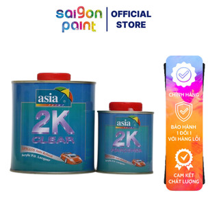 Sơn Bóng 2K Cho Xe Hơi, Xe Máy-Asia 1.25L Siêu Cao Cấp - Dolphinpaint.vn