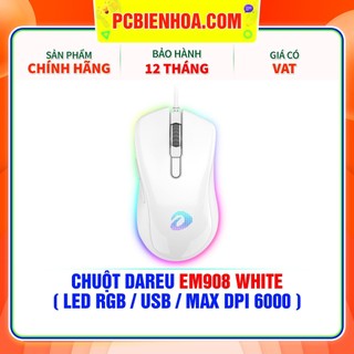 Siêu khuyến mãi)Chuột Gaming DAREU EM908 (LED RGBBRAVO sensor)