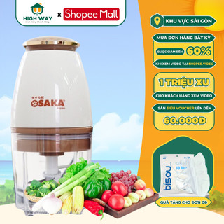 Máy Xay Thịt HIGHWAY Nhật Bản, Máy Xay Sinh Tố, Thực Phẩm Nhà Bếp Dung Tích 750ml Công Suất 350W, Bảo Hành 12 Tháng