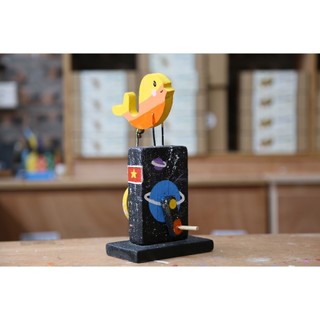 Automata Cá Heo - Đồ chơi STEM sáng tạo cho bé, Bộ lắp ráp hệ automata bằng gỗ