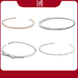 Vòng Tay bạc S925 Cubic Zirconia Signature Vòng Kiềng Fullbox phụ kiện PAN - Bạc S925