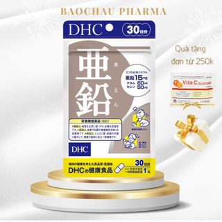 Viên uống kẽm DHC giúp giảm mụn, giảm dầu nhờn, tăng sức đề kháng (Gói 30v/ Gói 15v)