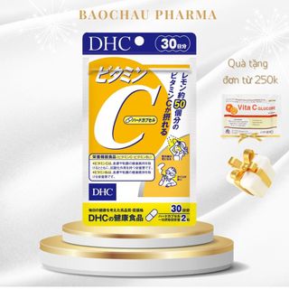 Viên uống Vitamin C DHC Nhật Bản hỗ trợ làm sáng trắng da, mờ thâm sạm, tăng sức miễn dịch (Gói 60v/ Gói 180v)