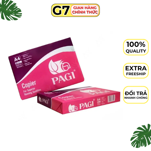 Giấy in A4, giấy photo A4 Pagi (500 tờ/ram)