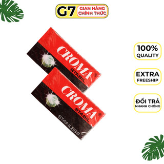 DAO TEM CROMA 1 HỘP (10 LƯỠI) HÀNG CHUẨN CÔNG TY