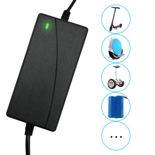 Sạc cho xe điện cân bằng - xe drift 360 nguồn 36v 42v giắc tròn 3 chấu - đèn báo đầy