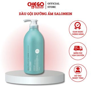 Dầu gội siêu dưỡng mượt tóc Kumano Salon Link Extra Treatment Shampoo 1000ml (màu xanh trời)