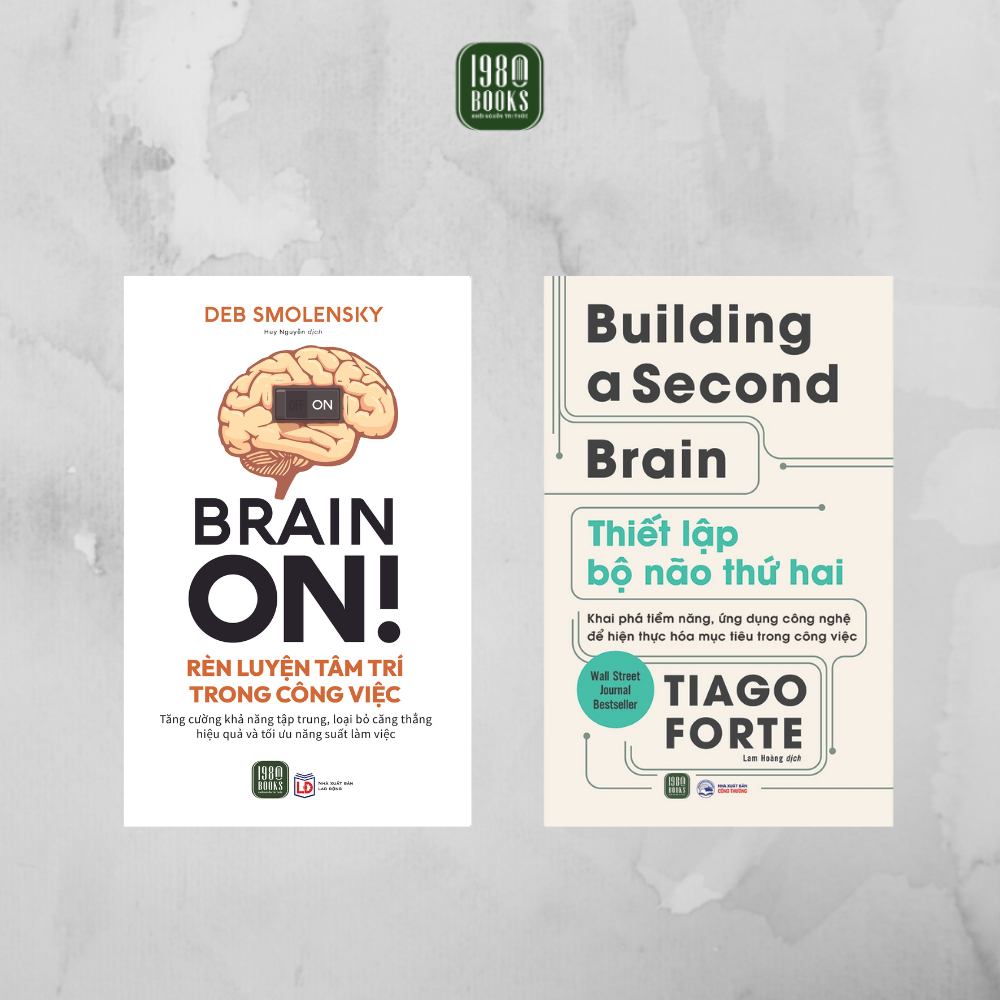 Sách - Combo Brain On! + Thiết Lập Bộ Não Thứ 2