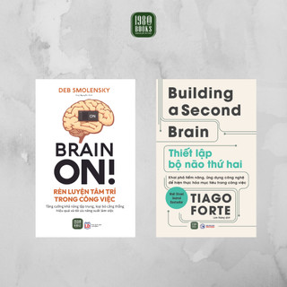 Sách - combo brain on! + thiết lập bộ não thứ 2