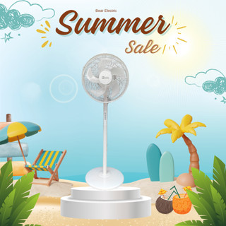 Quạt cây camel 5 cánh chính hãng, đường kính 42cm, bảo hành 12 tháng- Bear Electric