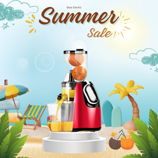 Máy ép chậm hoa quả Hongxin RH-312, Máy ép trái cây giữ chất dinh dưỡng, bh 12 tháng- Bear Electric