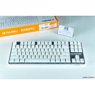 Bàn phím cơ không dây Dareu EK807G White