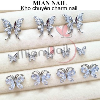 Charm bươm đá cao cấp nhỏ charm cao cấp charm nail gắn móng đính móng trang trí móng tay MIAN_3