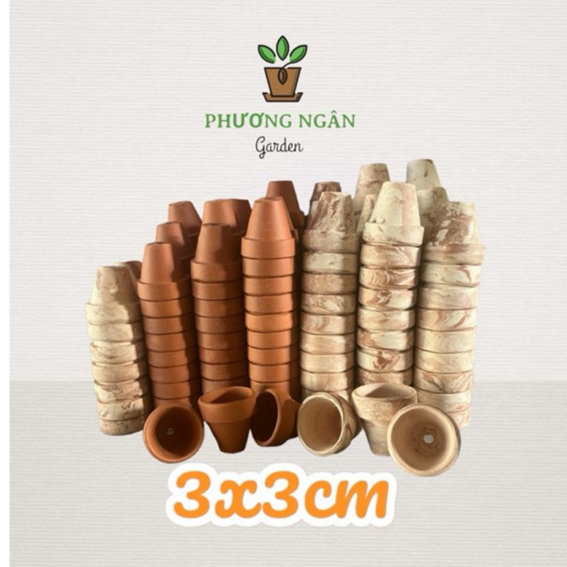 Chậu Đất Nung Mini 3x3cm