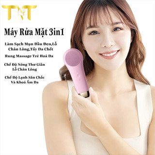 [BH 12 tháng]Máy rửa mặt và di tinh chất nóng lạnh IPX7(3 IN 1)
