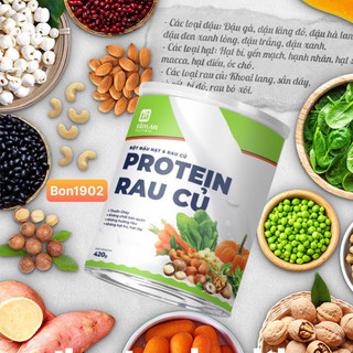 Bột protein rau củ tâm an- bột sữa hạt, rau củ giàu dinh dưỡng