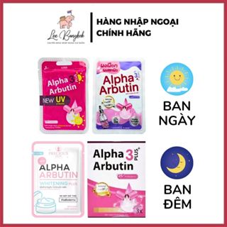 Vỉ 10 Viên Bột Kích Trắng Kyra Alpha Arbutin 3 Plus Đêm, Ngày UV Giúp Da Trắng Mịn Hàng Thái Lan Chính Hãng - LEEBANGKOK