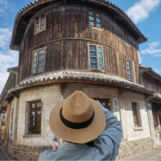 Mũ cói đi biển panama cowboy 14 dáng basic