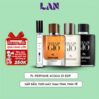 Bộ 3 Nước Hoa Nam Acqua Di Giò Absolu Profumo Chính Hãng PL PERFUME 10ml Lưu Hương Mùa Hè Nam Tính