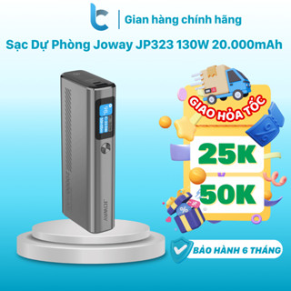 Sạc Dự Phòng MACBOOK Joway JP323/ JP326 Công Suất 130W, Dung Lượng 20.000mAh, Có Thể Mang Lên Máy Bay, Màn Hình Sắc Nét