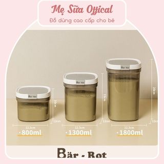 Hộp đựng sữa bột xuất hàn cho bé chống ẩm kín hơi an toàn cho sức khỏe, hộp trữ sữa bột mesuadng