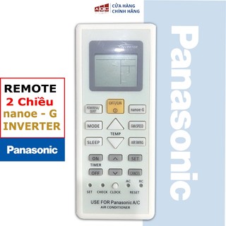 Điều khiển điều hòa panasonic dòng puxukh nxukh máy 2 chiều panasonic inverter - remote máy lạnh panasonic puxukh