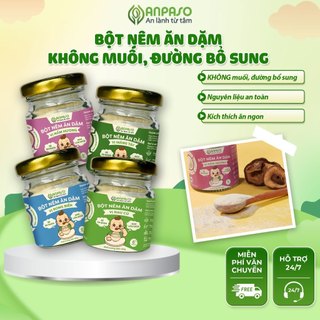 Hạt nêm gia vị cho bé ăn dặm anpaso - bột nêm vị rau củ nấm hương rong biển