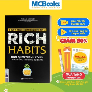 Sách Rich Habit Thói Quen Thành Công Của Những Triệu Phú Tự Thân Bizbooks