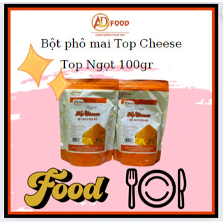 50g-100g Bột gia vị phô mai Top Cheese mặn ngọt hài hoà với từng món ăn, chuyên dùng cho các món chiên lắc, vị phô mai