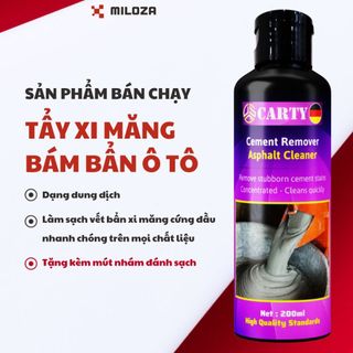 Tẩy Xi Măng - Nước Tẩy Xi Măng - Vệ Sinh Lazang Ô Tô CARTY 200 ML