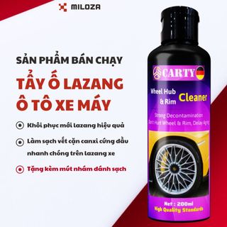 Tẩy Lazang Oto - Tẩy Ố Lazang Ô Tô - Vệ Sinh Cặn Canxi - Đánh Sạch Vành Inox Xe Máy, Vệt Ố Đọng Nước WHEEL HUB RIM