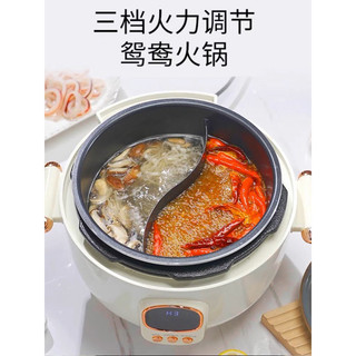 Nồi áp xuất điện 2 ngăn đa năng GHM - Hàng chính hãng bảo hành 24 tháng .