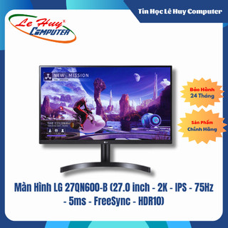 Màn Hình LG 27QN600-B (27.0 inch - 2K - IPS - 75Hz - 5ms - FreeSync - HDR10)