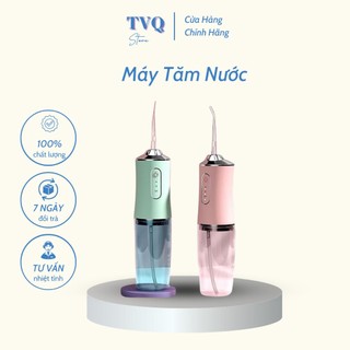 Máy Tăm Nước Cầm Tay Chuẩn Nha Sĩ Khuyên Dùng Làm Sạch Nhanh Chóng Tiện Lợi TVQ Store