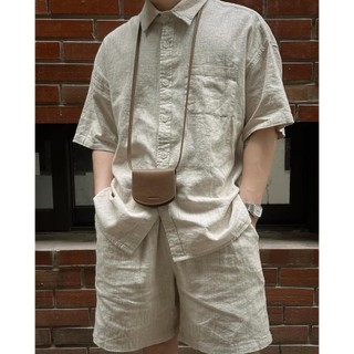 Set Bộ Sơmi Đũi Nam Cộc Tay Form Basic Godmother