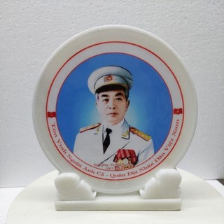 Ảnh Đại Tướng Võ Nguyên Giáp 20cm đeo huy hiệu