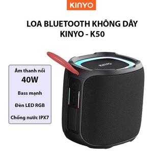 (40W) Loa Bluetooth Không Dây KINYO K50, Âm Lượng Lớn, Chống Nước IPX7