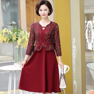 Đầm thiết kế trung niên cao cấp sang trọng