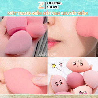 Mút trang điểm mềm mịn bông mút hồ lô tán kem phấn dễ thương Zentop