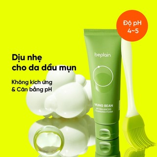 Sữa rửa mặt Beplain Mung Bean pH-Balanced Cleansing Foam 80ml/160ml