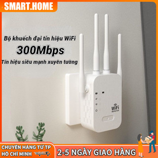 【Free ship/HCM  Bộ kích sóng wifi  râu tốc độ 300mbps phát xuyên tường kết nối xa sóng mạnh