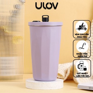Cốc Giữ Nhiệt Tyeso Wonder Cao Cấp 600ml inox 304 Khắc Tên Có Ống Hút - COCGN03