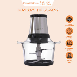 Máy xay thịt SOKANY động cơ đồng bền bỉ, tốc độ quay nhanh, xay nhuyễn thịt làm giò chả - SK7004