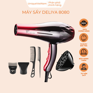 Máy sấy tóc hai chiều DELIYA 8080 công suất 2200W, 3 tốc độ điều chỉnh nhiệt -  DLI8080