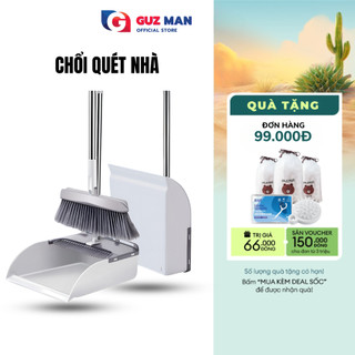 Chổi Quét Nhà Thông Minh 2in1 Kèm Hót Rác METIS Cán Dài Tiện Dụng, Chất Liệu Nhựa Cao Cấp