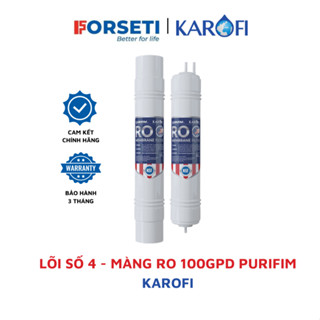 Màng RO 100GDP Purifim Karofi nhập khẩu Mỹ nối nhanh bảo hành chính hãng 3 tháng