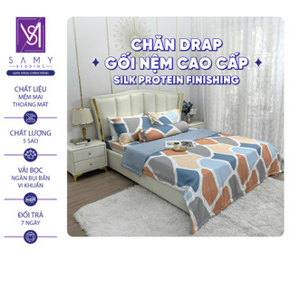 Bộ Chăn Ga Gối Lụa Tencel Coolsilk SAMY BEDDING Đa Sắc Cao Cấp