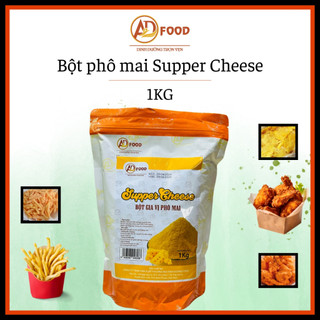 1KG Bột phô mai Supper Cheese màu vàng chuyên dùng chế biến các món nước, vị phô mai thơm ngon béo ngậy