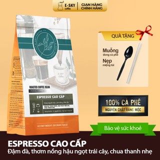 Cà Phê Rang Xay Nguyên Chất Espresso E-sky Coffee Cafe Pha Máy 1kg-2kg