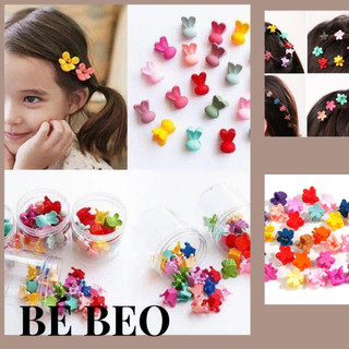 Set 5 kẹp càng cua nhỏ cho bé kiểu bông hoa, sao, vương miện nhiều mẫu cho bé gái